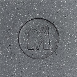 Сковорода Мечта «Гранит», d=22 см, съёмная ручка, антипригарное покрытие, алюминий, серая