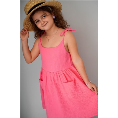 Платье для девочки из муслина Happyfox