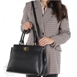 Сумка женская кожаная 1248TH black Polina&Eiterou