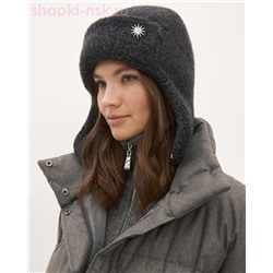 1015 WH Ушанка женская (56-58)