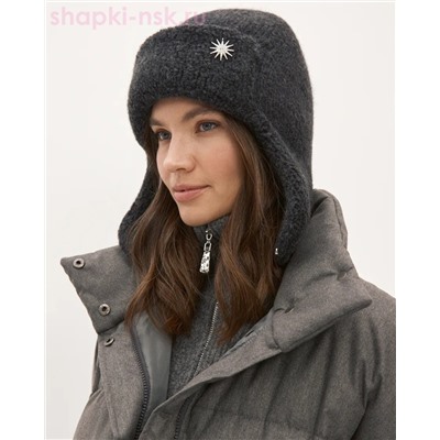 1015 WH Ушанка женская (56-58)