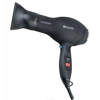 Dewal Профессиональный фен для волос / ION Energy 03-8800 Black, черный, 2000 Вт 2633