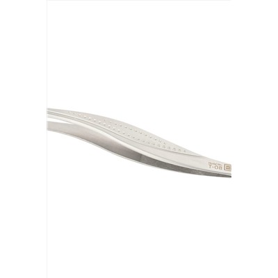 Nippon Nippers Пинцет для бровей / T-08, скошенный, узкий хват, 95 мм KRISTALLER, 1111825