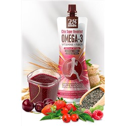 Супер-завтрак Чиа ОМЕГА-3 "Лесные ягоды" дой-пак, 220г ЭКОПРОДУКТЫ, 1136993