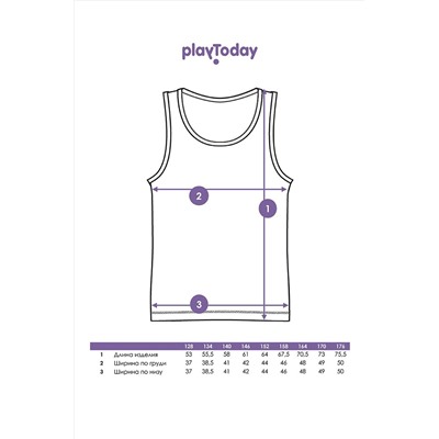 Майка PLAYTODAY, 976915