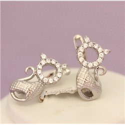 Серьги родий Н01-13417