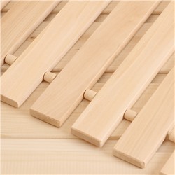 Коврик - сидушка для бани и сауны «Эконом», 41×35 см, деревянный, «Добропаровъ»