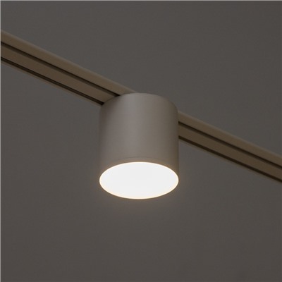 Светильник трековый BayerLux SLIM «Цилинр», LED, 12 Вт, 3000K-6000К, 48 В, CRI90, 8×8×7.5 см, белый