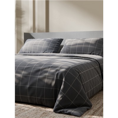 Постельное бельё 1.5-спальное «Этель. Клетка», бязь