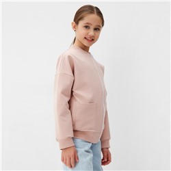 Джемпер для девочки MINAKU, пудровый, рост 146 см