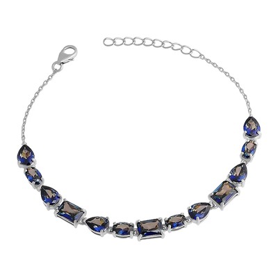 Браслет, мистик кварц синий, Калермо