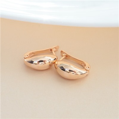 Серьги ювелирная бижутерия коллекция "Дубай" покрытие позолота, арт.213.446