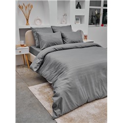 Пододеяльник Микрофибра Страйп - Светлый серый