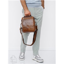 Сумка мужская кожаная 99888Z brown Zinimsk