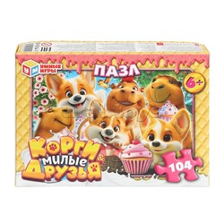 Пазлы 104 "Корги и Милые друзья"