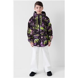 Куртка текстильная с полиуретановым покрытием для девочек (ветровка) PLAYTODAY, 1240307