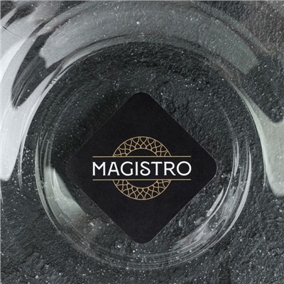 Конфетница Magistro «НЛО», 650 мл, 15.5×7 см, стекло, прозрачная