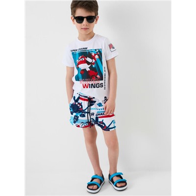 Шорты текстильные плавательные для мальчиков, средней длины