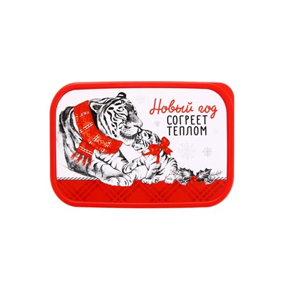 Ланч - бокс новогодний «Новый год согреет теплом», 1.2 л