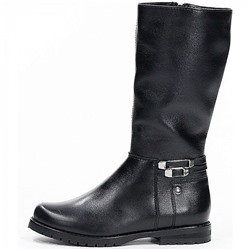 059214 черн Сапоги деми для девочек (27-31)/6