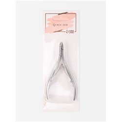 Кусачки маникюрные для кутикулы, двойная пружина, 10.5 см, длина лезвия-8 мм