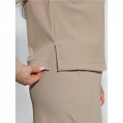 Костюм с юбкой Кортни (Бежевый)