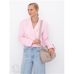 Сумка женская кожаная 0359C apricot Polina&Eiterou