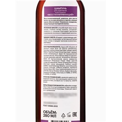 Шампунь для роста волос «Доктор Репейник», восстанавливающий, 280 мл