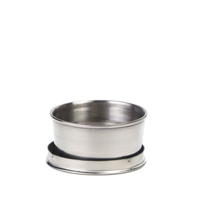 Фляжка Мастер К, 240 мл, со складным стаканом 50 мл, нержавеющая сталь, чёрная