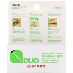 DUO, Клей с кисточкой для накладных ресниц, белый/прозрачный, 5 г