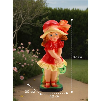 Садовая фигура из гипса «Модница», 40×30×87 см