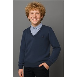 Джемпер-рубашка для мальчика Happyfox