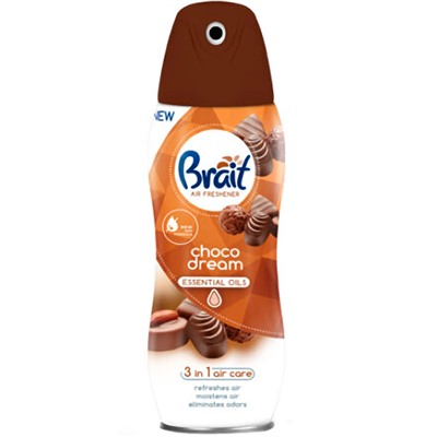 Освежитель воздуха BRAIT Сухое распыление CHOCO DREAM аромат Шоколада и пралине 300мл