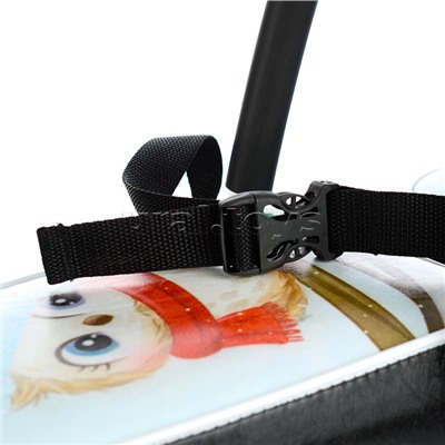 Игрушка Снегокат детский 503 "TWINS BABY" для двоих с двумя складными спинками (Совы карнавал)