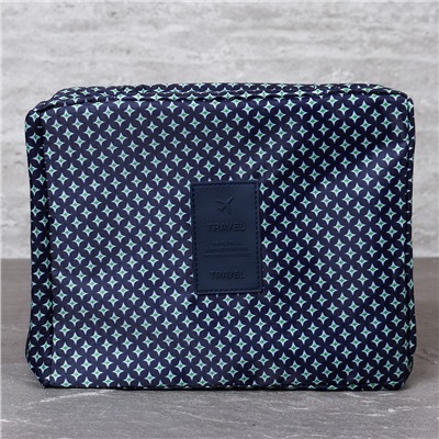 Сумка-органайзер 24х19,5 см / DE-180 /уп 200/ (Синяя горох)