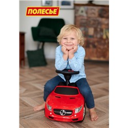 Полесье Каталка-автомобиль "SuperCar" №1 со звуковым сигналом (красная)