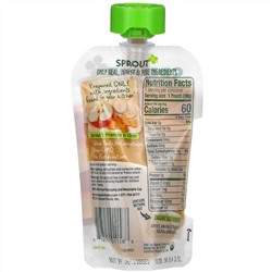 Sprout Organic, Baby Food, 6 Months & Up, Apple, Banana, Butternut Squash, 3.5 oz (99 g)