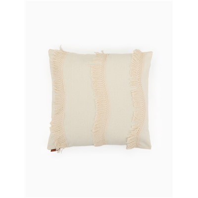 Наволочка декоративная с бахромой SL Home, 45×45 см, хлопок 100%