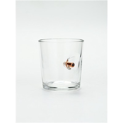 Стакан для виски с пулей «Непробиваемый», в подарочной коробке с местом под бутылку, 250 мл
