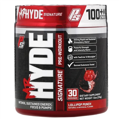 ProSupps, Mr Hyde, фирменный предтренировочный комплекс, со вкусом карамельного пунша, 216 г (7,6 унции)