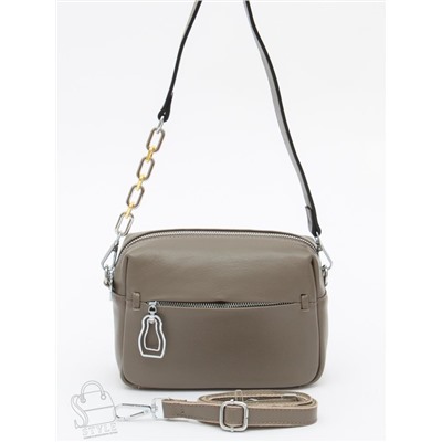 Сумка женская кожаная 2044-9NN gray Natale Navetta  в Новосибирске