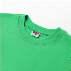 Футболка детская, ярко-зелёная, рост 146 см