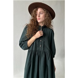 Платье  SEPTEMBER104/02/Темно-зеленый