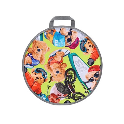 Ледянка мягкая Bear, круглая, d=45 см, толщина 1.2 см, рисунок МИКС