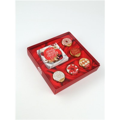 Подарочный набор новогодний «Мечты сбудутся»: чай, крем-мёд