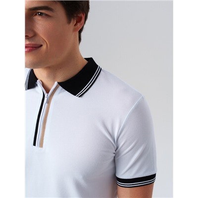 Джемпер трикотажный с воротником поло для мужчин