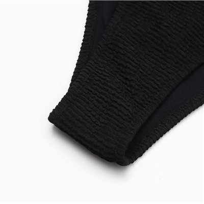 Купальник раздельный фактурный женский MINAKU, черный, размер 48