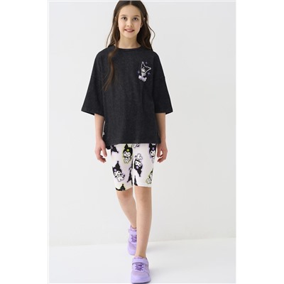 Брюки трикотажные для девочек (легинсы укороченные), 2 пары в комплекте PLAYTODAY, 1243232