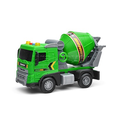 Машина "Бетономешалка" (свет, звук) в коробке