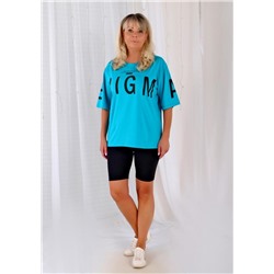 Футболка "Энигма" (Бирюза)